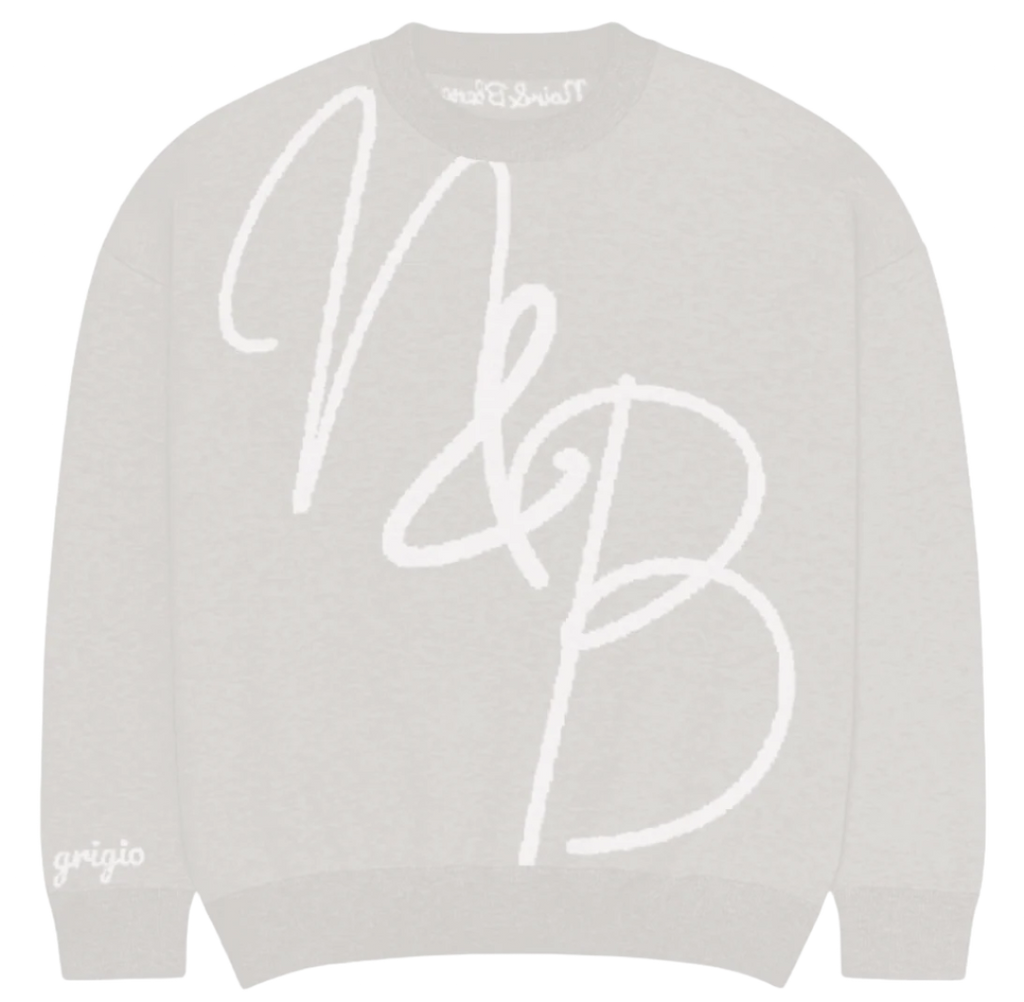 pensa grigio Knitted sweater