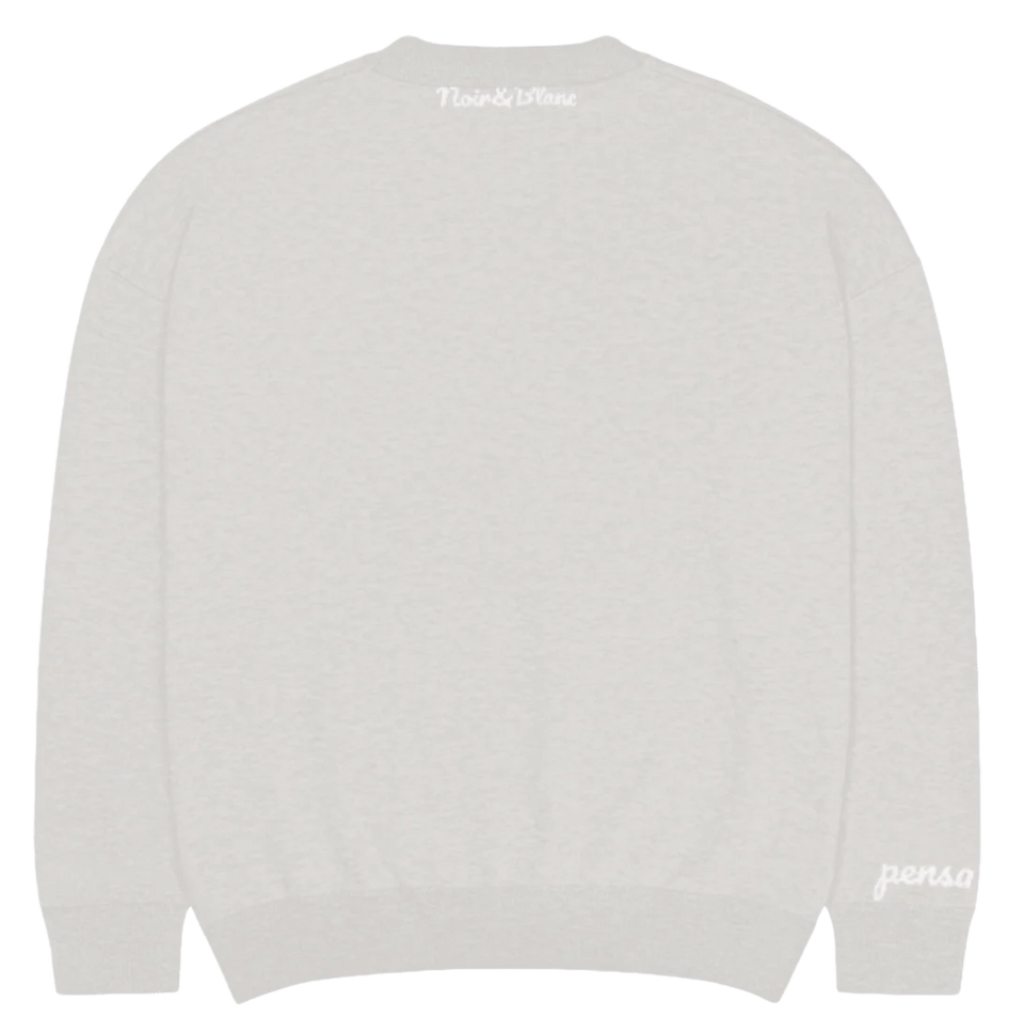 pensa grigio Knitted sweater