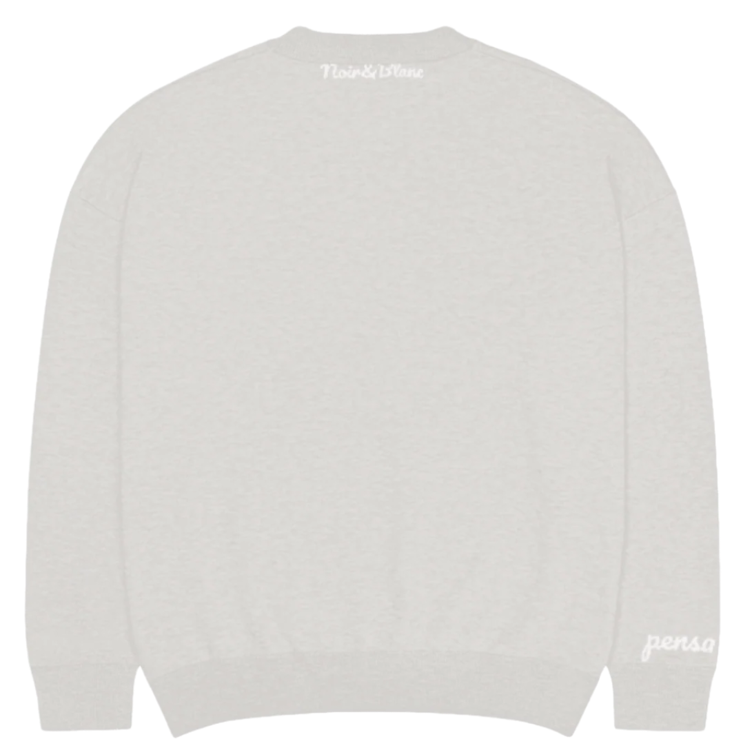 pensa grigio Knitted sweater